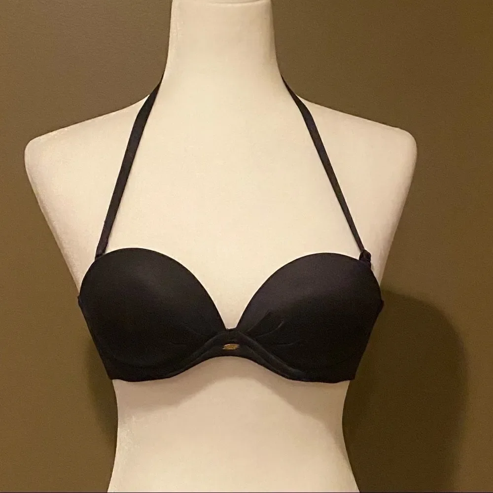 Victoria’s Secret Black Bikini Top Sz 32A Top Only Woman’s